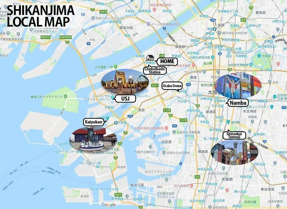 ライスハウス此花 Lägenhet Osaka Japan
